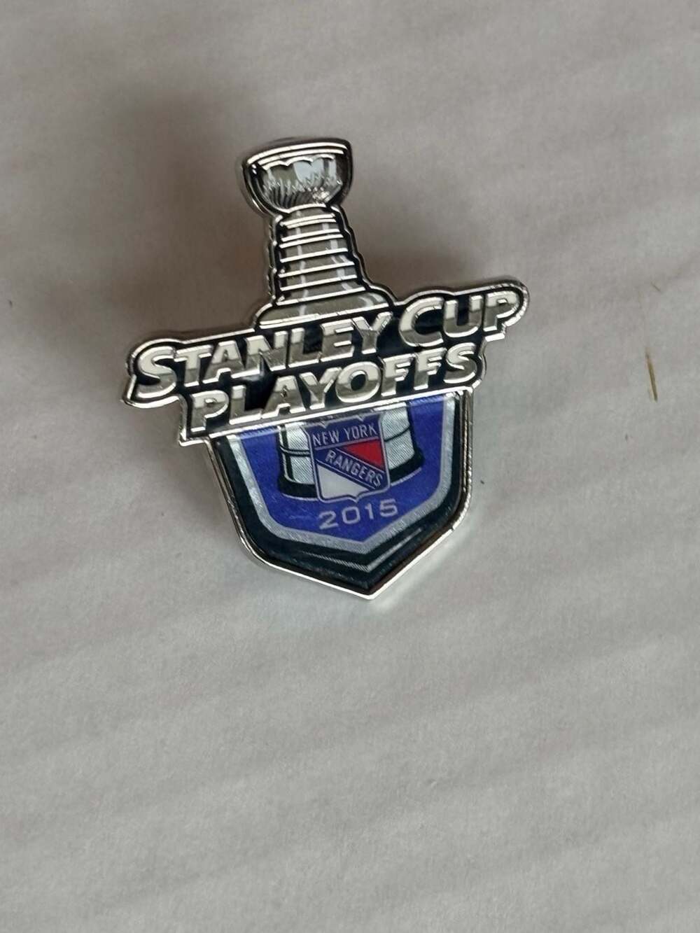 2015 New York Rangers Stanley Cup Playoffs Enamel Pin